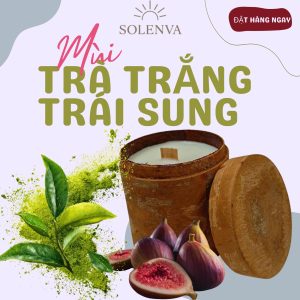 Alternative view of Nến thơm Trà Trắng Trái Sung