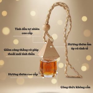 Alternative view of Tinh dầu treo Mẫu Đơn Hổ Phách
